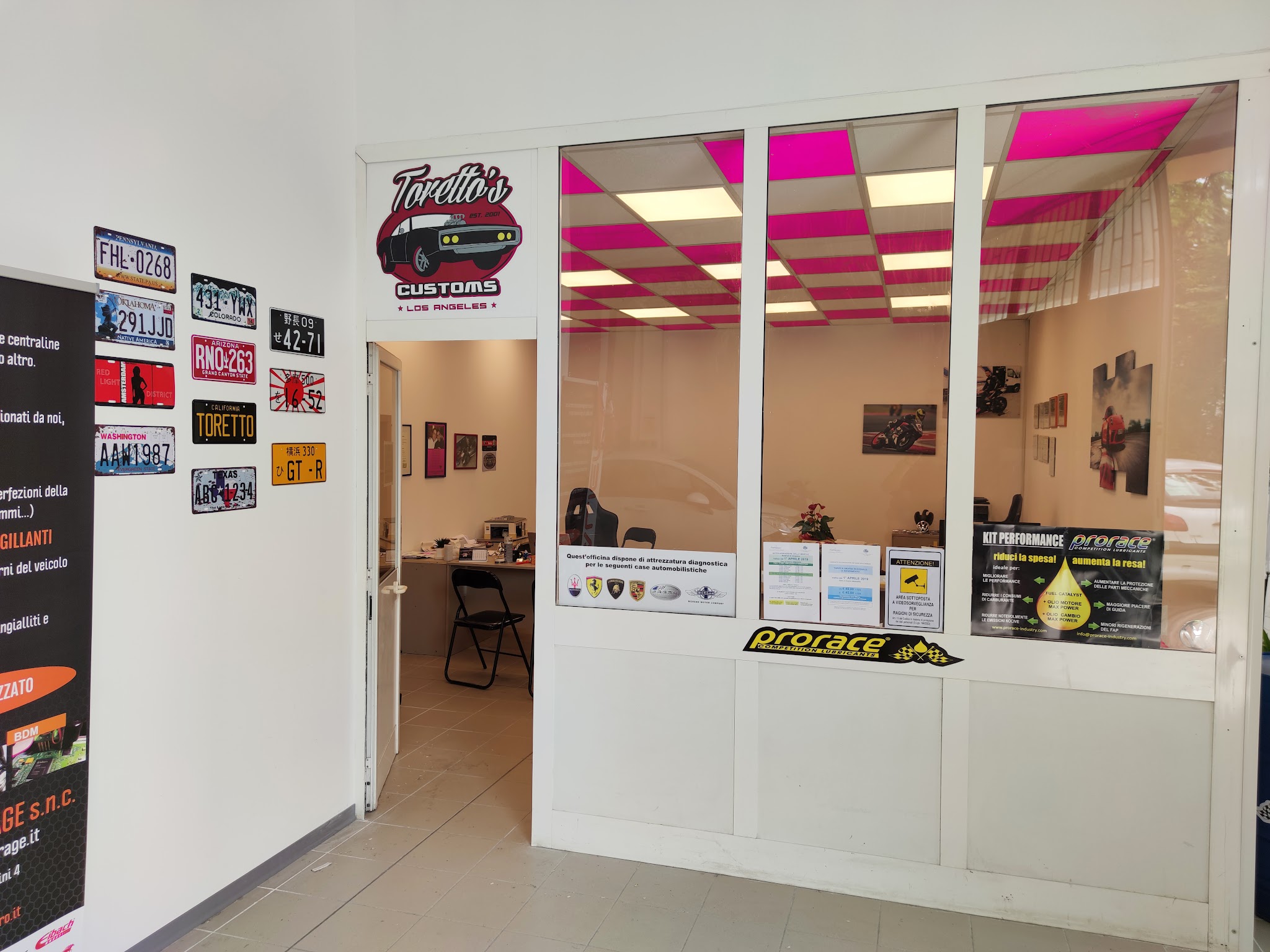 Reception di Toretto's Garage ad Ancona